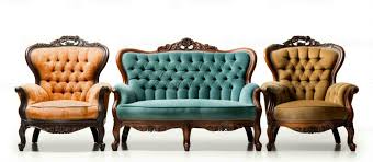 Modern Wooden Sofa Set