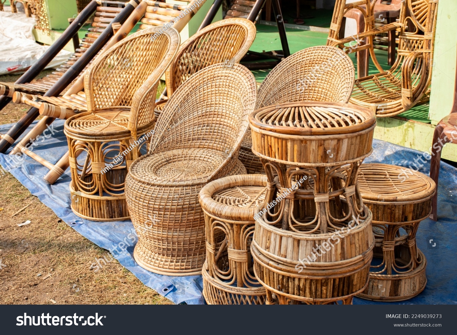 Bamboo Furniture Set (Chairs & Tables)