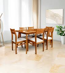 Royal 6-Seater Wooden Dining Table Set